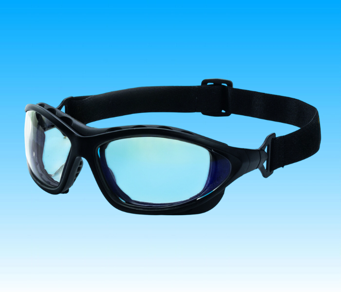 Occhiali con fascia elastica