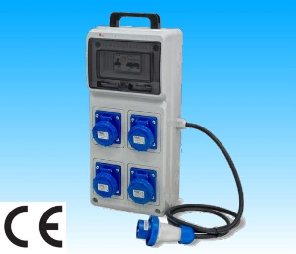 QUADRI DA CANTIERE 220V 4 INNESTI