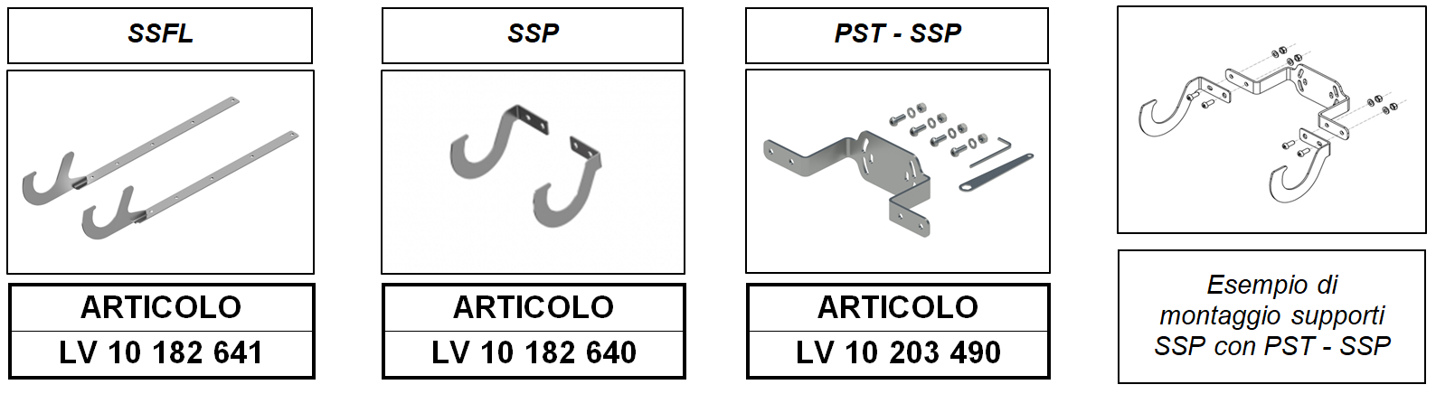 Esempi di fermascale da abbinare