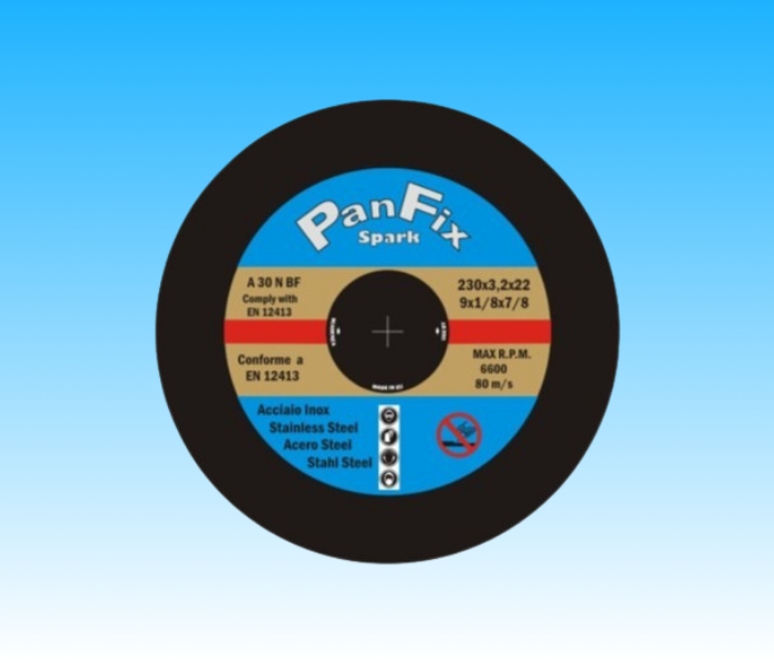 DISCO DA TAGLIO PER INOX - SERIE "SPARK"