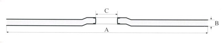 Disegno tecnico disco da taglio Spark