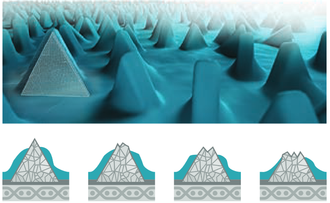 Disco abrasivo fibrato ceramico dettaglio